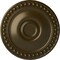 Ekena Millwork Foster Ceiling Medallion (Fits Canopies up to 5 5/8"), Hand-Painted Brass, 19 1/8"OD x 1"P CM19FOBRS - alternate 1